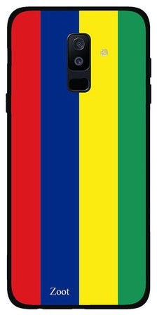 Thermoplastic Polyurethane Protective Case Cover For Samsung Galaxy A6+ Mauritius Flag