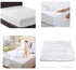 Quilted waterproof mattress protector white White 4*6