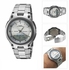 Men's Youth Water Resistant Analog & Digital Watch AW-80D-7A - 47 mm - Silver