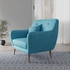 Beech Chair, Blue Color, Size 75 X 80 X 90 X 65 Cm