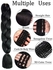 Hairstyling With Premium Set Of 3 Jumbo African Braiding Hair Extensions 82 Inches Each Kanekalon Crochet Twist Hair Synthetic High Temperature Fiber For Black Women Braids Wig