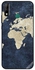 غطاء حماية واق لهاتف هواوي Y9 2019 بنمط خريطة على جينز
