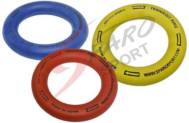 Sparo 3 Tennikoit Ring Tennis Ring Rubber With Net 6 Inches