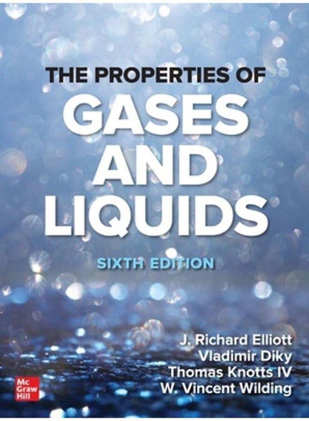 Mcgraw Hill The Properties of Gases and Liquids, Sixth Edition ,Ed. :6