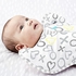Love To Dream Swaddle Blanket. Newborn Essentials For 0 6 Months Baby Girls And Boys. 0.2 TOG Baby Sleeping Bag With Arms, Provides Comfortable And Quiet Sleep. Bamboo Fabric White, S, Small