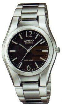Casio Men's Round Case Silver Stainless Steel Casual Watch (MTP-1253D)