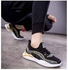 Fashion Lace Up Sneakers Men's Shoes-Black Gold