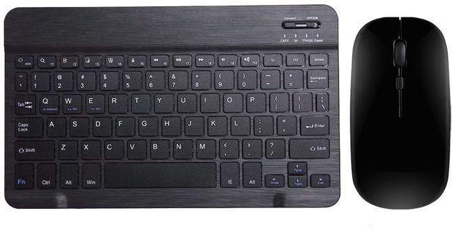 Generic (Black And Mouse)Wireless Bluetooth Keyboard Mouse For Samsung Galaxy Tab S7 Pl