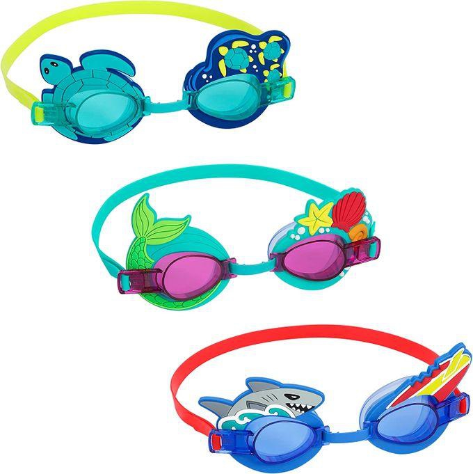 Bestway Kids Swimming Goggles, UV Protection - 1pcs - No:21080