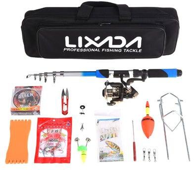 Telescopic Fishing Rod And Reel Full Kit With Carrier Bag 2.1meter