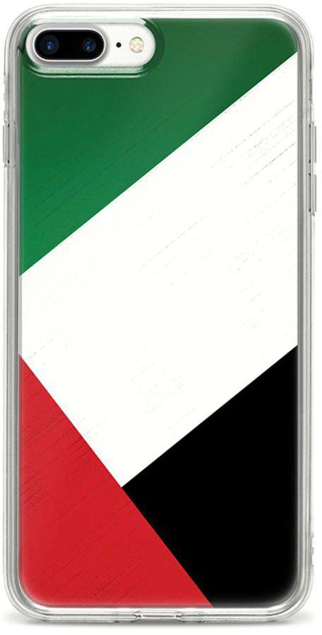 Protective Case Cover For Apple iPhone 8 Plus Flag Of Uae Full Print