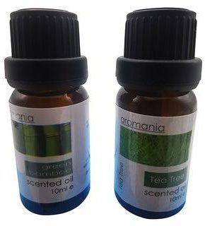 Pack of 2 Green Bamboo And Tea Tree Scented Oil Multicolour 10ml