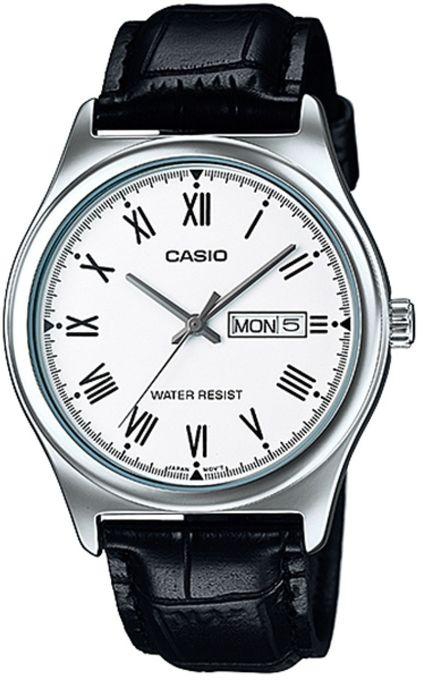 Casio LTP-V006L-7BUDF Leather Watch - Black