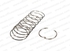 Metal Binder Rings 25mm, 20/pack, Nickel-Plated