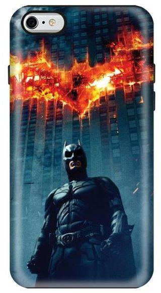 Stylizedd Apple iPhone 6 Plus / 6S Plus Premium Dual Layer Tough case cover Matte Finish - Burning Batman