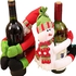Eissely Christmas Home Decoration Santa Claus Bottle Cover