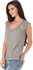 Only T-Shirt For Women - M, Light Gray Melange