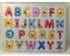 English letters wooden puzzle