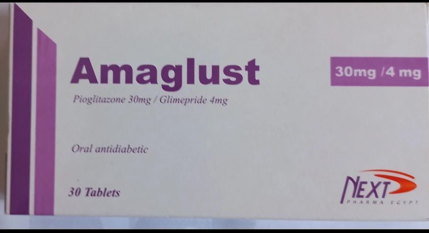 Amaglust | Regulating Sugar Level | 30 mg/4 mg | 30 Tab