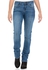 Vero Moda Straight Fit Jeans for Women - 32W x 32L, Medium Blue Denim