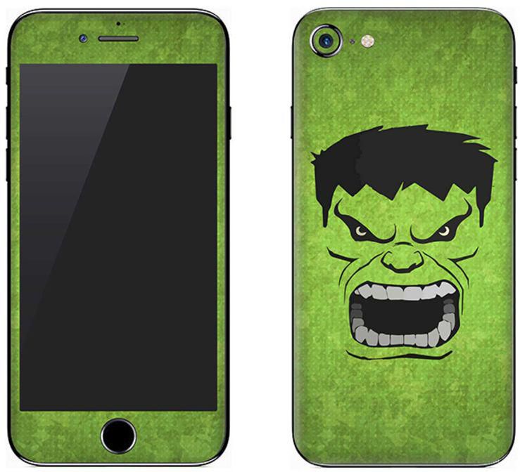 Vinyl Skin Decal For Apple iPhone 8 Screaming Hulk