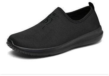 Solid Slip-On Shoes Black