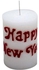 Happy New Year Cylinder Candle