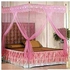 Generic Mosquito Net with Metallic Stand - 5x6 - Pink