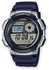 Casio Casio AE-1000W-2A Blue Resin Digital World Time Man's 100M Alarm Watch