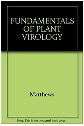 Fundamentals Of Plant Virology Hardcover English by R E F Matthews