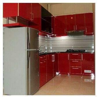 Random House L Shape Kitchen Cabinet With Hdf Board Price From