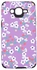 SAMSUNG GALAXY J2 PRIME / G530 - Printed Leather Back Cover With Black Frame