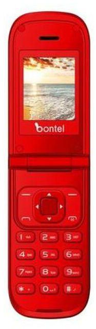 Bontel A225 1.77 Inch Big Screen,Big Speaker,Power Bank Option, 1000Mah Battery,30 Days Standby Time - Red.
