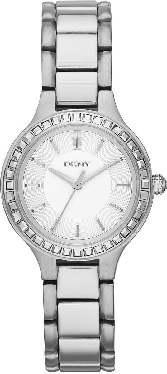 DKNY Chambers For Women White Dial Stainless Steel Band Watch NY2220