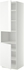 METOD خزانة عالية لميكروويف مع بابين/أرفف - أبيض/Ringhult أبيض ‎60x60x220 سم‏