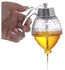 Honey Dispenser - Spread Honey Silver Hand With Base Acrylic Plastic