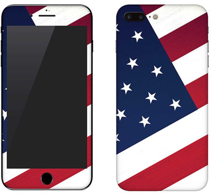 Vinyl Skin Decal For Apple iPhone 7 Plus Flag Of US