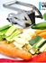 Stainless Steel French Fries Cutter Homemade Potatoes Chipper Slicer Adjustable Blades for Carrots Apples Cucumbers Onions Veg Sticks Silver