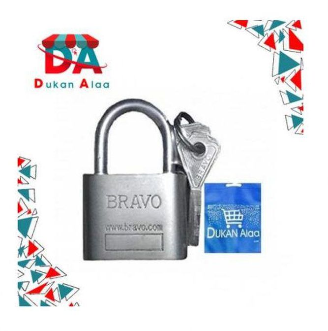 Bravo Hard Computer Lock Bravo Key + Bag Dukan Alaa - 30mm