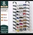 PORTABLE SHOE RACK. generic 8 layer multifunctional metallic shoe rack