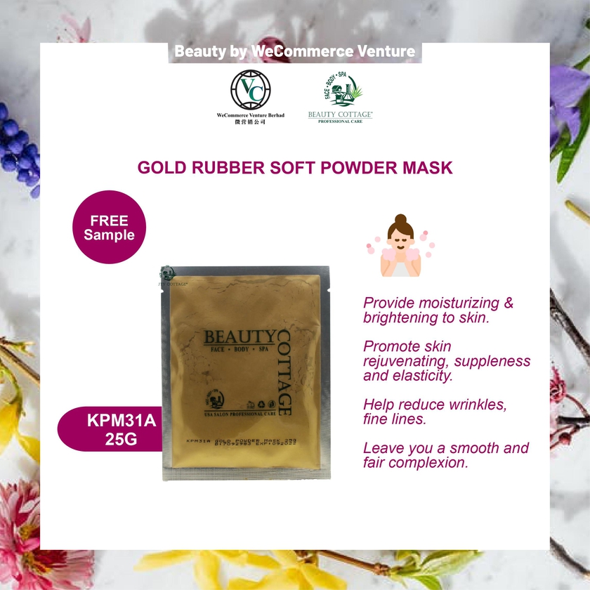 Beauty Cottage Gold Rubber Soft Powder Mask 25g