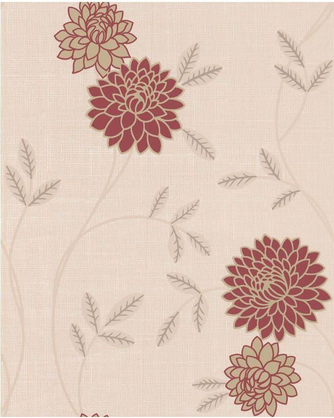 Graham&Brown 17723 Sfc Shaan Wall Paper - Red