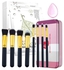 15-Piece Makeup Brush With 5-Piece Acid Mask Accessory Set Multicolour