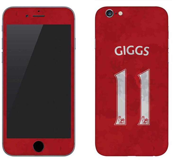 Vinyl Skin Decal For Apple iPhone 6 Plus Giggs Jersey