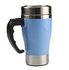 Blue  Stainless Steel  Self Stirring Auto Mixing Mug for Office Home Tea Coffee Cup