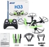 New JJRC H33 Mini RC Drone kvadrokopter 2.4G 4CH 6 Axis Gyro RC Quadcopter Headless Mode one Key return With Flash Light VS H36-Green