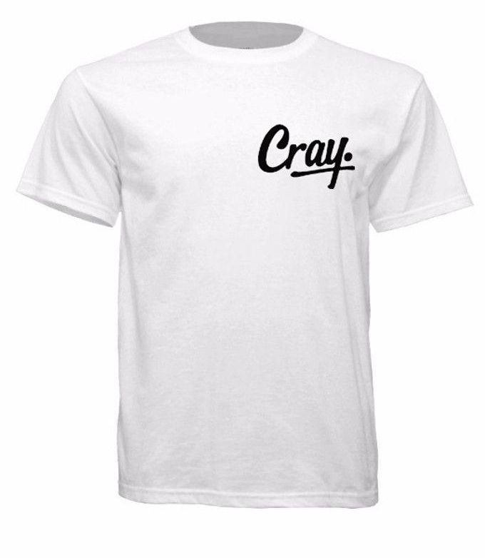 Cray Cray InCRAYdible Black Badge Round Neck T-shirt - White
