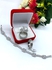 Diamond & Platinum Crystal Diamond Plated Never Fading Zirconia Wedding Ring Set + Bracelet For Undisputed Couples