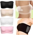 Solid Color Women Breathable Strapless Hollow Back Bra Sport Tube Top Underwear one size centimeter
