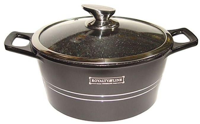 Marble Stew Pot - 26 cm - Black